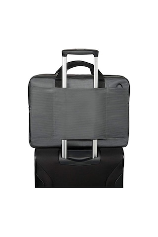 Samsonite Qibyte Notebook El Çantası, 17.3", Antrasit Çok Renkli
