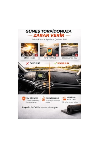 Kia Sportage 2017-2020 Torpido Örtüsü Ön Panel Halı Torpido Koruma Tam Uyum Araca Özel Kaymaz - 760 Stiloto