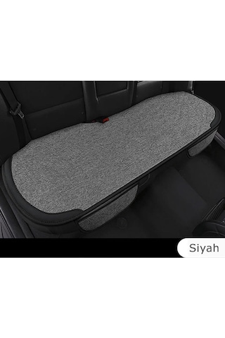 Bod Oto Koltuk Koruyucu Keten Minder Cepli 3 Lü Set Siyah