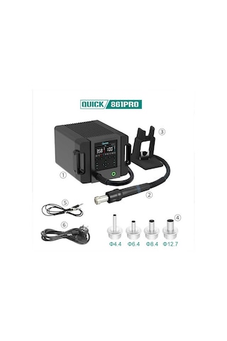 Quick 861 Pro 1300w Akıllı Sıcak Hava Üfleme İstasyonu