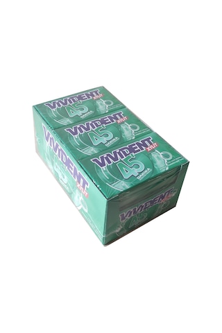 Vivident Xylit 45 Dakika Yeşil Nane Cüzdan Sakız 18 x 26 G
