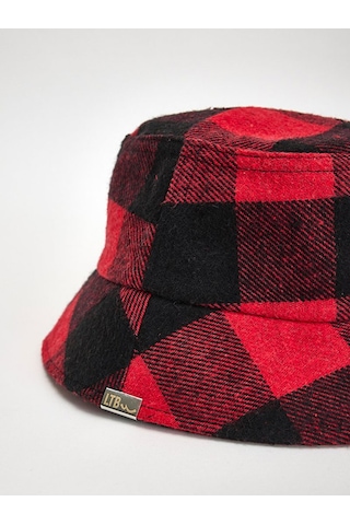 Ltb Kadın Şapka 011249060960019 - 13396 Kırmızı - Siyah