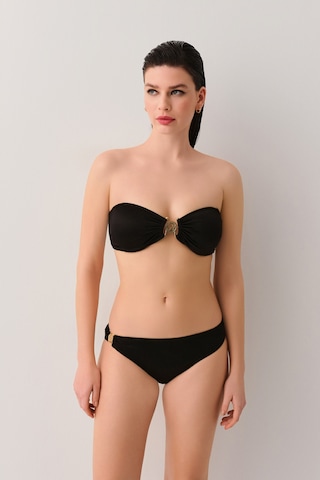 Suwen Noir W Aksesuarlı Detaylı Bikini Alt Sb25690012012 Siyah