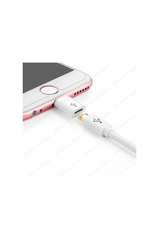 For Iphone 8 Pin için Micro Usb Dönüştürücü Data/Şarj Adaptör