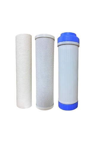 Reverse Osmosis Açık Kasa Su Arıtma Cihazı Filtresi 3 Lü Set