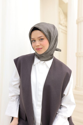 Silk Home Desenli Shiny Eşarp - 8647 - Mat Vizon Mat Vizon