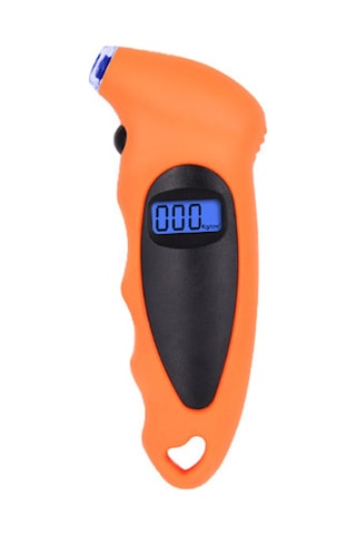 Samdoo Araç Lastik Basınç Ölçer - Yüksek Hassasiyetli Dijital Göstergeli, 4 Birimli, Led Aydınlatmalı