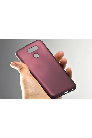 LG Uyumlu K40s Kılıf Zore Premier Silikon Kapak Lacivert