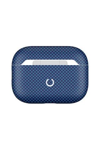 Apple AirPods Uyumlu Pro 2 Zore Airbag 43 600d Karbon Fiber Kulaklık Kılıfı Lacivert
