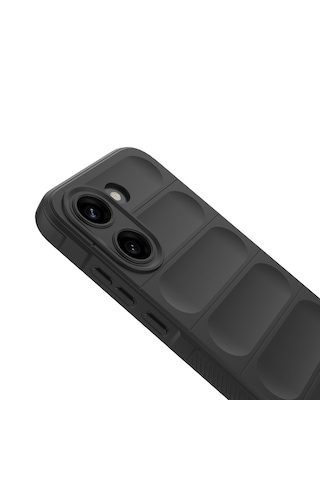 Xiaomi Poco X8 Pro Kılıf Kamera Korumalı Leke Tutmaz Tasarımlı Darbe Emici Yumuşak Silikon Kapak Siyah