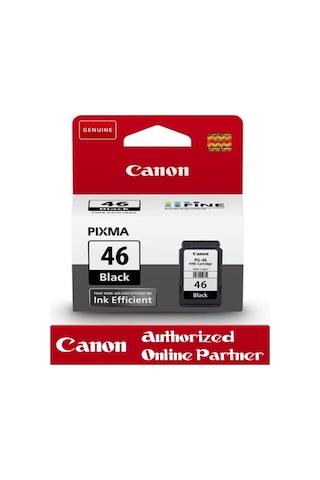 Canon Pg 46 / Cl 56 Pixma E404/E414/E464/E484 Siyah Renkli Set Sıyah
