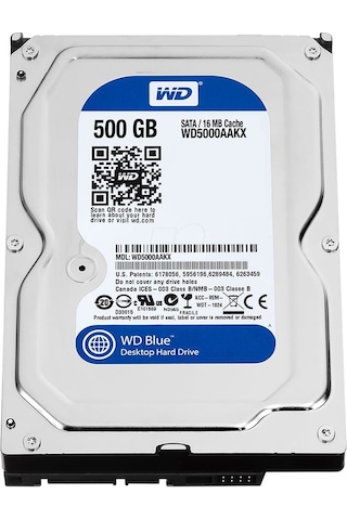 WD Blue 5WD WD5000AAKX 500 GB 3.5" 7200 RPM 16 MB SATA 3 HDD