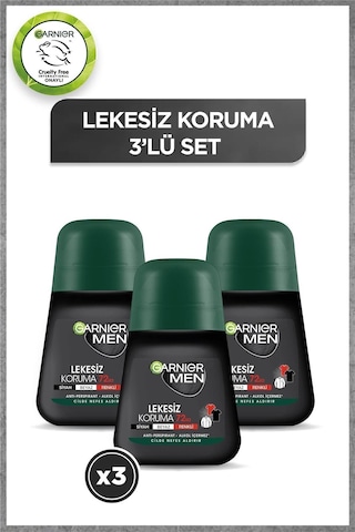 3'lü Men Lekesiz Koruma Roll-on Deodorant Seti