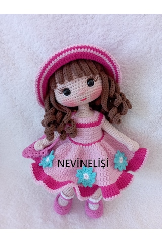 Amigurumi Lina Bebek Çok Renkli
