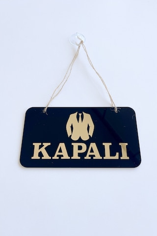 Açık/kapalı Yazılı Kapı Tabelası Erkek Giyim Mağazaları İçin