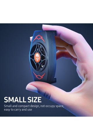 Reedark Usb Güçlü Taşınabilir Cep Telefonu Soğutucu Fan - Hızlı Soğutma, Geniş Uyum, Sessiz Çalışma Siyah
