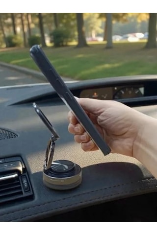 Katlanabilir 360 Derece Dönebilir Metal Telefon Tutucu -