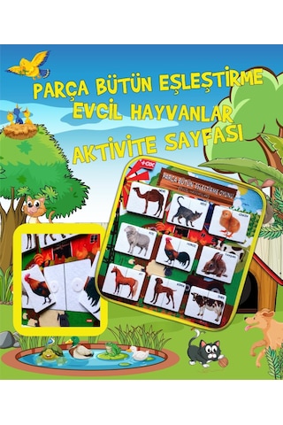 Tox Evcil Hayvanlar Parça-Bütün Eşleşmeler Keçe Cırtlı Aktivi