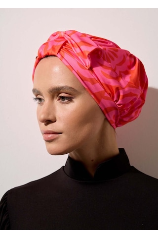 Mayovera Tesettür Bone - Pembe Fiyonklu Pembe