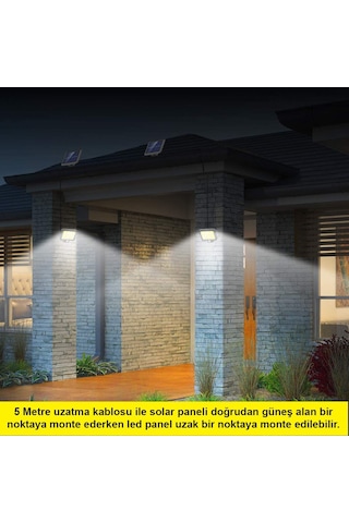 Greentech GT-SL05 Güneş Enerjili 160 CoB LED Aydınlatma