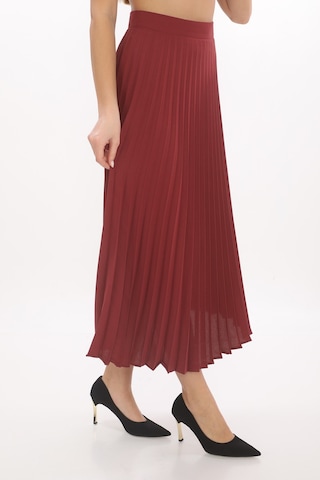 Soralline Kadın Plisoley Etek 781 Tarçın