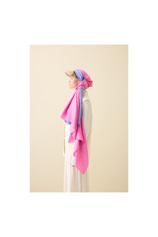 İmannooor İman I Baklava Pembe Ramy Jakar Şal 70x190