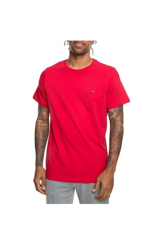 Tommy Hilfiger Tommy Hılfıger Erkek T-shırt 09t3139-608 Kirmizi