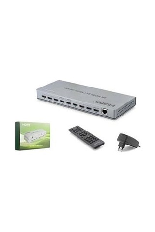 Hadron Hdx1438 Hdmı Multi Viewer Network Kontrollü Kumandalı 4k 30 Hz 8 Giriş 1 Çıkış Gri Kdo