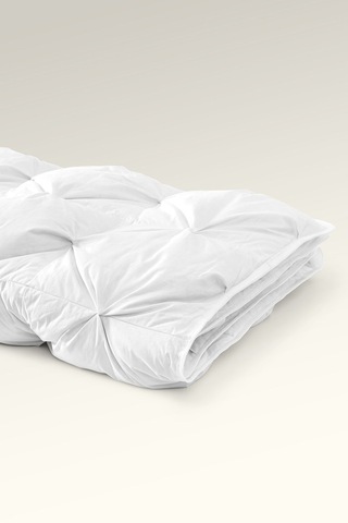 Varol El Yapımı Queen Kaz Tüyü Yorgan %90 Gıdık / %10 Sırt Tek Kişilik 155 215 Cm Beyaz