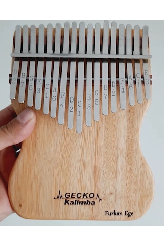 Gecko Kalimba K17cap İsme Özel Lazer Baskılı