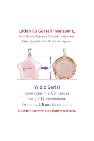Gerçek Selenit Doğal Taşı Kalp Model Zincirli Kolye Ucu Antik Gümüş