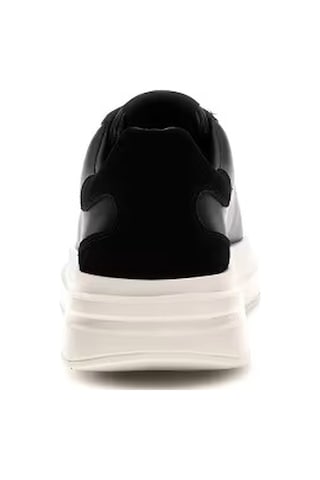 Guess Elba Deri Erkek Sneaker Ayakkabı Fmfbanlel12 Siyah
