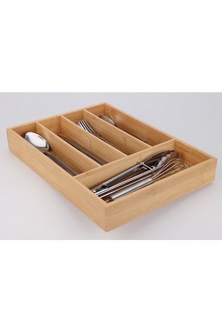 Koopman Bambu Kaşıklık 34x28 Cm Kahverengi