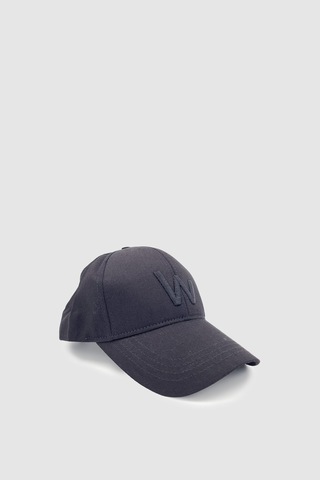 Wuclo W Nakışlı Ayarlanabilir Unisex Spor, Günlük Ve Outdoor Şapka / Kep Siyah