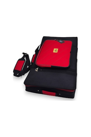 Xdj-rr Setup Için Uyumlu Çanta Soft Case Kılıf Siyah-kırmızı