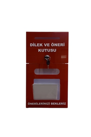 Kırmızı A-6 Dilek Öneri Kutusu