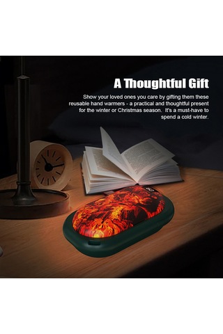 Ximistore9 Usb Şarjlı 3 Mod Isıtıcı El Isıtıcı, 5000mah Taşınabilir Power Bank, Hızlı Isı, Kış Hediyesi, Beyaz