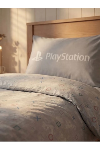 Karışık Playstation Baskılı Tek Kişilik Nevresim Seti