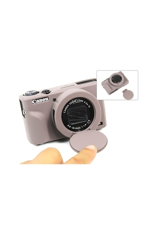 Fejytor Canon Powershot G7 X Mark Iıı Uyumlu Silikon Koruyucu Kılıf,yumuşak, Darbeye Dayanıklı Aksiyon Kamera Aksesuarları