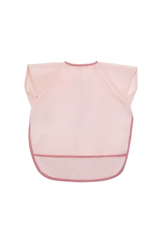 Kısa Kollu Su Geçirmez Bebek Mama, Oyun Ve Aktivite Önlüğü Pembe