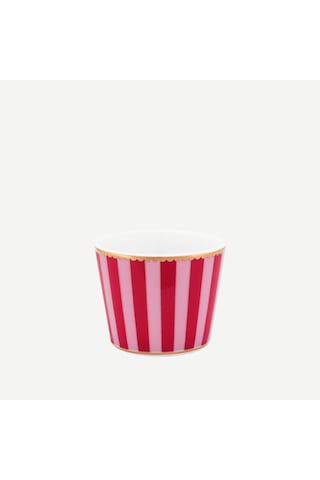 Kırmızı Pembe Porselen Yumurtalık 5 Cm