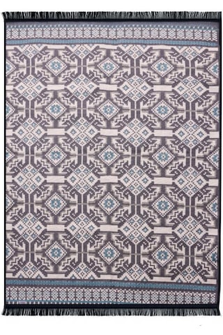 Bigghome Çift Taraflı Kilim, Makinede Yıkanabilir, Modern Desenli, 80 150 Cm, Sa25at