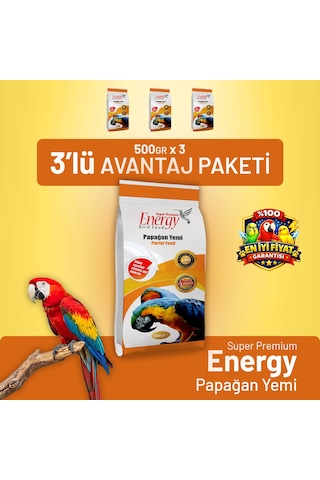 Papağan Yemi 500 G - 3 Adet