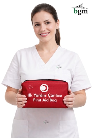 Bgm İlk Yardım Çantası Acil Durum Seti, Ev Araç Ofis İçin Tam Donanımlı İlk Yardım Seti