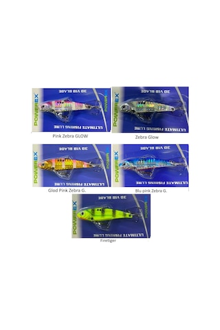 Powerex Ufl Minnow 3d Vib Blade 5.2cm 7gr Vibrasyon Lrf Jig Yem