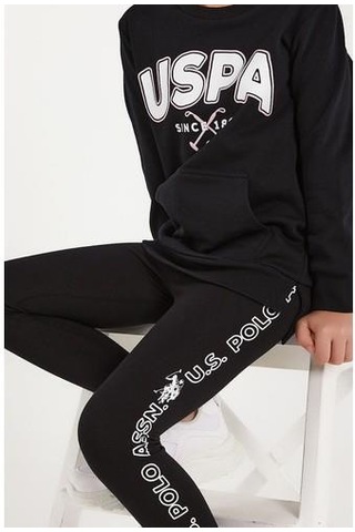 Kız Çocuk Tayt Takımı Siyah