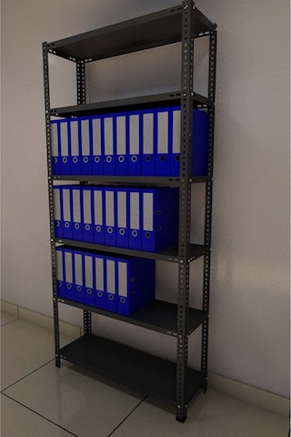 Uzmangrupraf Uzman Grup Raf Çelik Raf-6 Raflı 2Metre 59X93 Çelik Raf-Depo Rafı
