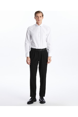 Lcw Busıness Beyaz Slim Fit Uzun Kollu Poplin Erkek Gömlek