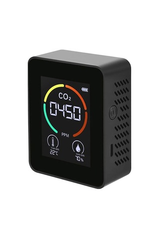 Geeksen Lcd Arka Aydınlatmalı Co2 Ölçer Tvoc Sensörleri İç Mekan Karbondioksit Co2 Konsantrasyon Dedekt A