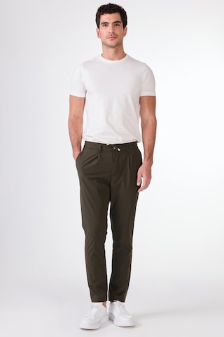 Dufy Pileli Jogger Pantolon Haki